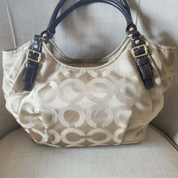 Coach Signature Maddison Sateen Abigail Satchel Shoulder Bag 18648 - Picture 8 of 15